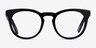 Lush Black Floral AcetateEyeglass Frames from EyeBuyDirect, Front View