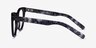 Lush Black Floral AcetateEyeglass Frames from EyeBuyDirect, Side View