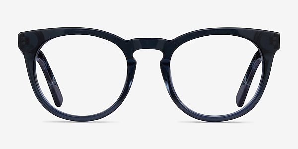 Lush Cear Blue Floral Acetate Eyeglass Frames