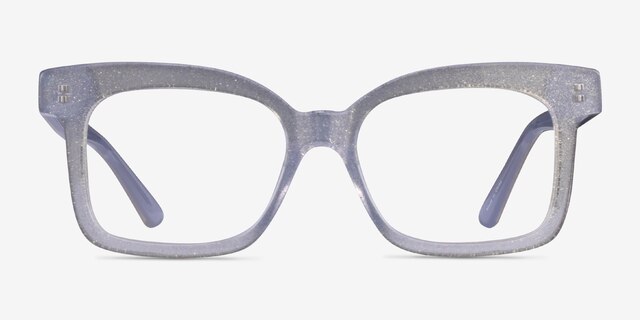 Boheme Shiny Gray AcetateEyeglass Frames from EyeBuyDirect, Front View
