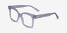 Boheme Shiny Gray AcetateEyeglass Frames from EyeBuyDirect, Angle View
