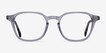 Hopkins Clear Purple Floral AcetateEyeglass Frames from EyeBuyDirect, Front View