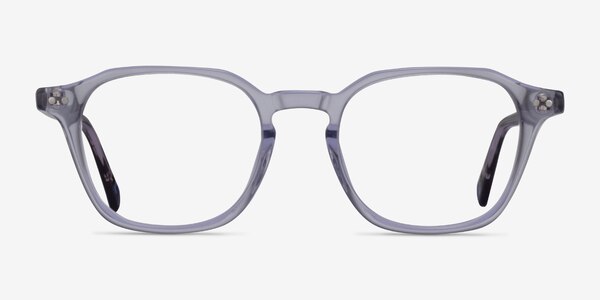 Hopkins Clear Purple Floral Acétate Montures de lunettes de vue