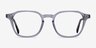 Hopkins Clear Purple Floral AcetateEyeglass Frames from EyeBuyDirect, Front View