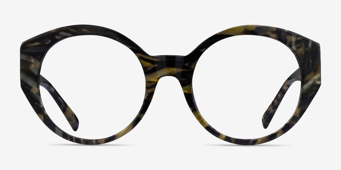 Dara Floral Acetate Eyeglass Frames from EyeBuyDirect