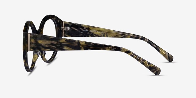 Dara Floral AcetateEyeglass Frames from EyeBuyDirect, Side View