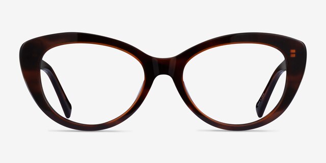 Rhea Tortoise AcetateEyeglass Frames from EyeBuyDirect, Front View