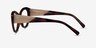 Rhea Tortoise AcetateEyeglass Frames from EyeBuyDirect, Side View