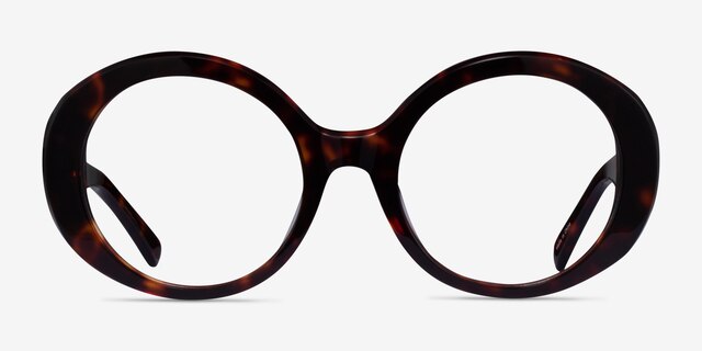 Leda Tortoise AcetateEyeglass Frames from EyeBuyDirect, Front View