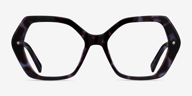 Adira Blue Tortoise AcetateEyeglass Frames from EyeBuyDirect, Front View
