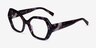 Adira Blue Tortoise AcetateEyeglass Frames from EyeBuyDirect, Angle View