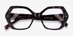 Adira Blue Tortoise AcetateEyeglass Frames from EyeBuyDirect, Closed View