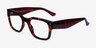 Hearth Tortoise PlasticEyeglass Frames from EyeBuyDirect, Angle View