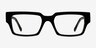 Rand Black AcetateEyeglass Frames from EyeBuyDirect, Front View