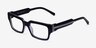 Rand Black AcetateEyeglass Frames from EyeBuyDirect, Angle View