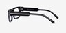 Rand Black AcetateEyeglass Frames from EyeBuyDirect, Side View