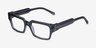 Rand Clear Gray AcetateEyeglass Frames from EyeBuyDirect, Angle View