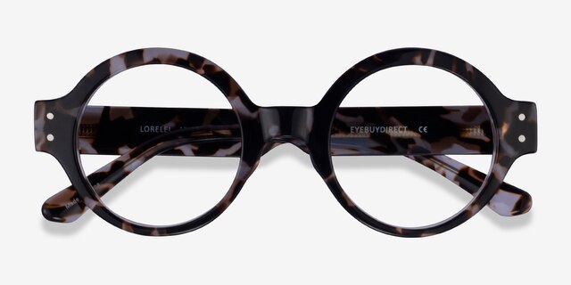 Lorelei Gray Tortoise AcetateEyeglass Frames from EyeBuyDirect, Closed View