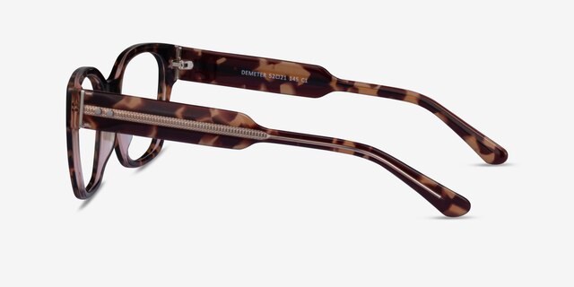 Demeter Écailles AcétateMontures de lunettes de vue d'EyeBuyDirect, Vue de Côté