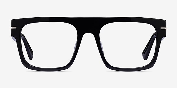 Chet Black Acetate Eyeglass Frames