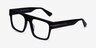 Chet Black AcetateEyeglass Frames from EyeBuyDirect, Angle View