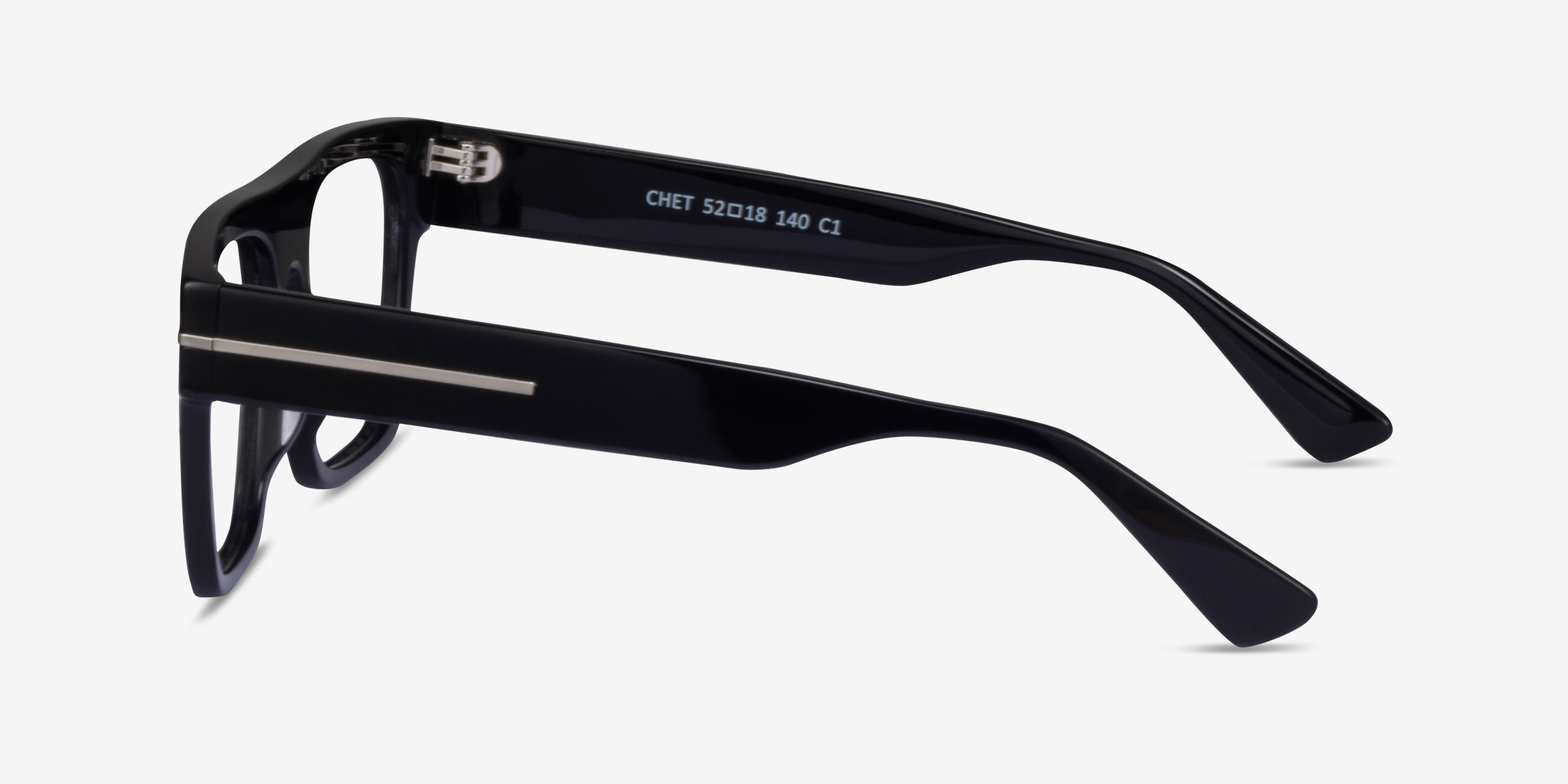 Chet Square Black Glasses for Men | Eyebuydirect Canada
