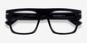 Chet Black AcetateEyeglass Frames from EyeBuyDirect, Closed View