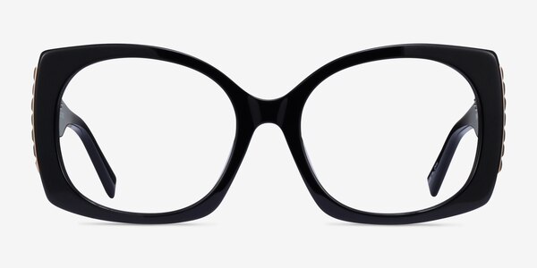 Prawl Black Acetate Eyeglass Frames