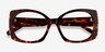 Prawl Écailles AcétateMontures de lunettes de vue d'EyeBuyDirect, Vue Rapprochée
