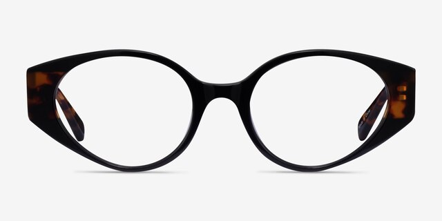 Vesta Black Tortoise AcetateEyeglass Frames from EyeBuyDirect, Front View