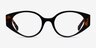 Vesta Black Tortoise AcetateEyeglass Frames from EyeBuyDirect, Front View
