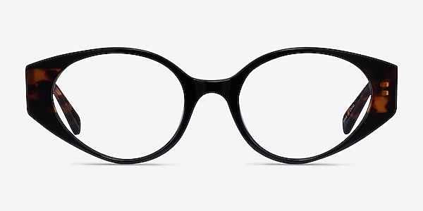 Vesta Black Tortoise Acetate Eyeglass Frames