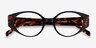 Vesta Black Tortoise AcetateEyeglass Frames from EyeBuyDirect, Closed View