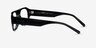 Tempo Green Striped AcetateEyeglass Frames from EyeBuyDirect, Side View