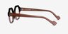 Hexed Tortoise Clear Brown AcetateEyeglass Frames from EyeBuyDirect, Side View