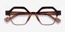 Hexed Tortoise Clear Brown AcetateEyeglass Frames from EyeBuyDirect, Closed View