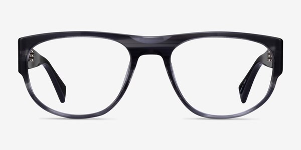 Greg Blue Striped Acétate Montures de lunettes de vue