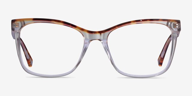Rima Tortoise Clear AcetateEyeglass Frames from EyeBuyDirect, Front View