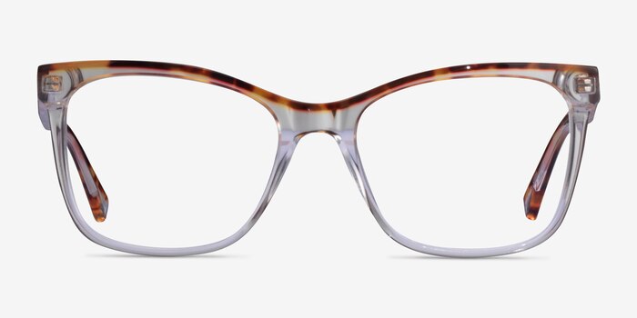 Rima Tortoise Clear Acetate Eyeglass Frames from EyeBuyDirect