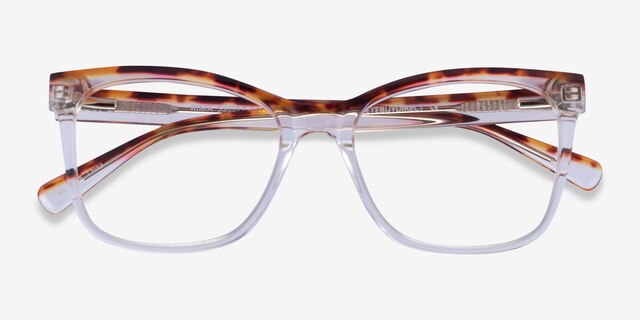 Rima Tortoise Clear AcetateEyeglass Frames from EyeBuyDirect, Closed View
