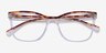 Rima Tortoise Clear AcetateEyeglass Frames from EyeBuyDirect, Closed View