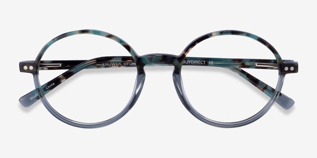 Knower Floral AcetateEyeglass Frames from EyeBuyDirect, Closed View