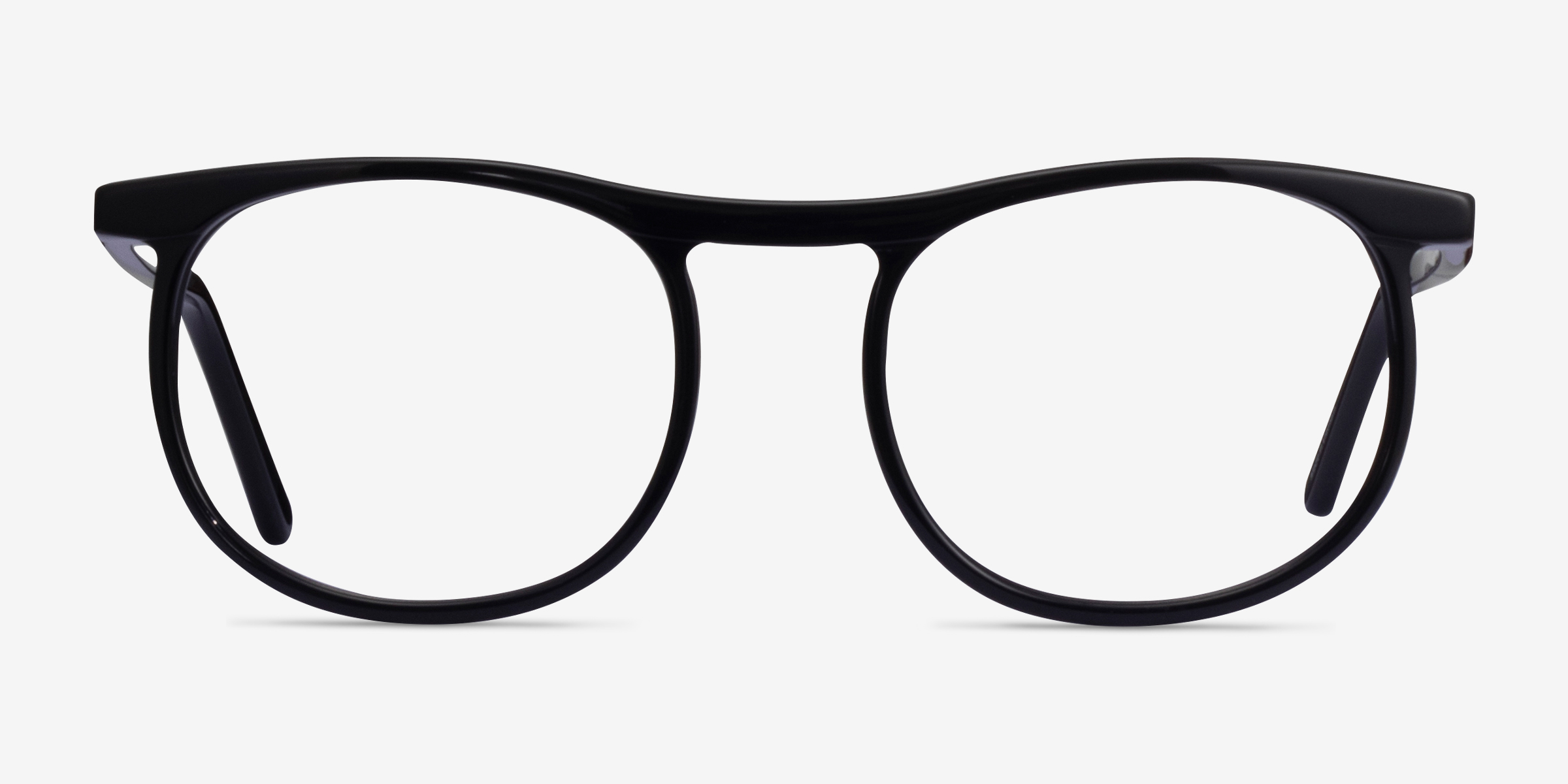 Regent Round Black Full Rim Eyeglasses | Eyebuydirect Canada