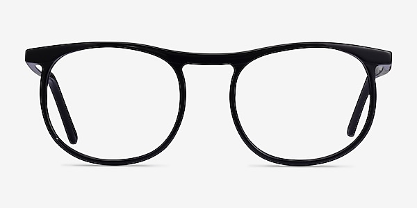 Regent Black Acetate Eyeglass Frames