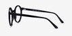 Script Black AcetateEyeglass Frames from EyeBuyDirect, Side View