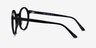 Script Black AcetateEyeglass Frames from EyeBuyDirect, Side View