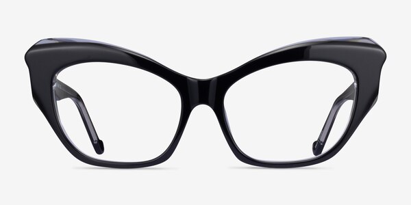 Role Noir Acétate Montures de lunettes de vue