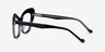 Role Black AcetateEyeglass Frames from EyeBuyDirect, Side View