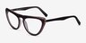 Korat Burgundy AcetateEyeglass Frames from EyeBuyDirect, Angle View