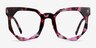 Jewel Pink Tortoise AcetateEyeglass Frames from EyeBuyDirect, Front View